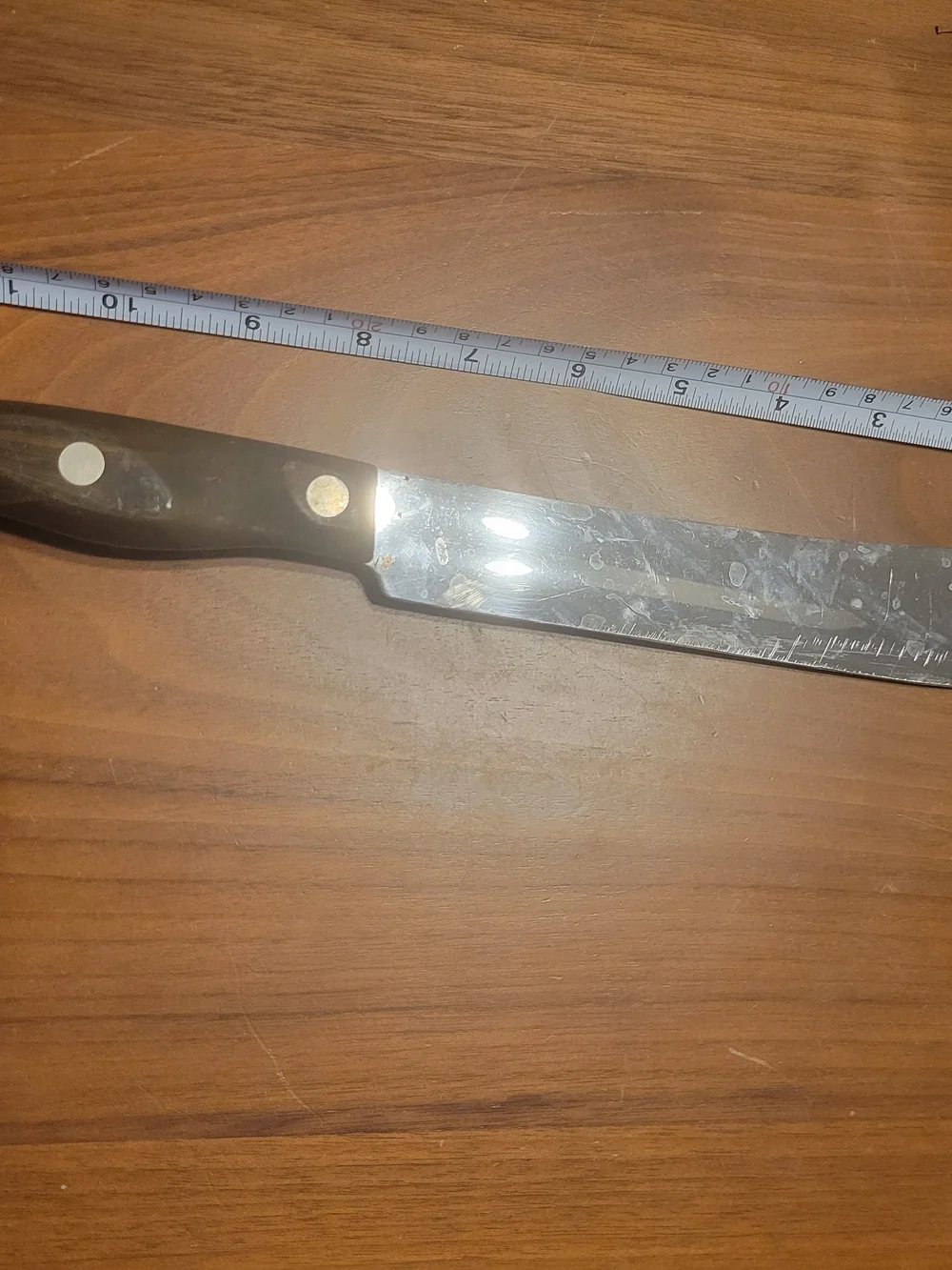 Cutco Black Handle Silver Blade Carving Knife